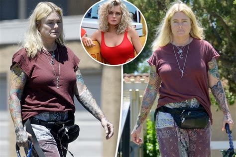 Baywatch star Erika Eleniak looks unrecognizable in photos